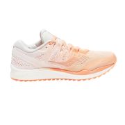 Saucony - pantofi alergare pentru femei Freedom Iso 2 - alb portocaliu deschis piersica