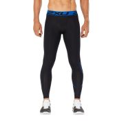 2XU - Colanti compresie pentru barbati Accelerate Compression Tight - negru-albastru