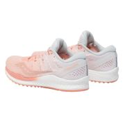 Saucony - pantofi alergare pentru femei Freedom Iso 2 - alb portocaliu deschis piersica