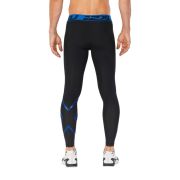 2XU - Colanti compresie pentru barbati Accelerate Compression Tight - negru-albastru