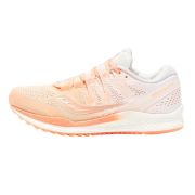 Saucony - pantofi alergare pentru femei Freedom Iso 2 - alb portocaliu deschis piersica