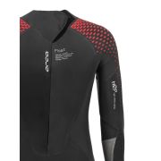 Orca - costum neopren triatlon pentru barbati Apex Float wetsuit - negru rosu buoyancy