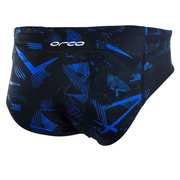 Orca - Slip inot pentru barbati Brief swimsuit - print negru albastru