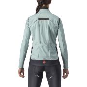 Castelli - jacheta ciclism vreme rece pentru femei Alpha Ros 2 W Jacket - albastru deschis negru