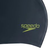 Speedo - casca inot silicon par lung - copii - Negru I Verde