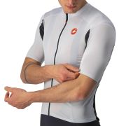 Castelli - tricou pentru ciclism cu maneca scurta Superleggera 2 Jersey - alb negru