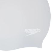 Speedo - casca inot silicon par lung - Alb | Gri