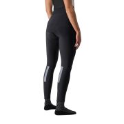 Castelli - Pantaloni lungi ciclism cu bretele pentru iarna si vreme rece pentru femei Sorpasso Ros W bibtight - negru gri reflex
