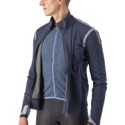 Castelli - Jacheta ciclism vreme rece sau iarna, Alpha Ultimate Insulated jacket - albastru navy gri