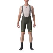 Pantaloni scurti cu bretele Castelli Free Aero RC Classic Verde Inchis