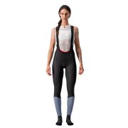 Castelli - Pantaloni lungi ciclism cu bretele pentru iarna si vreme rece pentru femei - Nano Flex Pro 2 W bibtight - negru