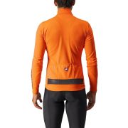 Castelli - bluza ciclism maneca lunga Puro 3 Jersey FZ - portocalie