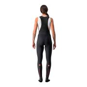 Castelli - Pantaloni lungi ciclism cu bretele pentru iarna si vreme rece pentru femei - Meno Wind W bibtight - negru