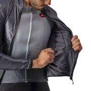 Castelli - jacheta ciclism vreme rece sau vant Aria Shell jacket - gri antracit