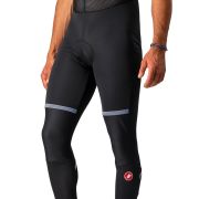 Castelli - Pantaloni lungi ciclism cu bretele pentru iarna si vreme rece - Polare 3 - negru