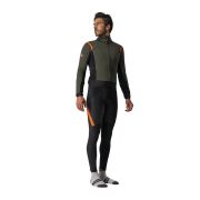Castelli - jacheta ciclism de iarna Alpha Ros 2 Gore-Tex Infinium wind stopper - verde militar rosu