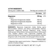 Pillar Performance - supliment magneziu Triple magnesium professional recovery (New formula)  - 90 pastile