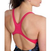 Arena - costum inot femei intreg - W Swimsuit Swim Pro Back Allover - Black I Multi I Freak Rose