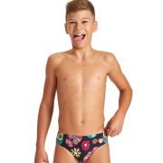Arena - costum inot baieti - slip - Crazy Skulls Carnival Jr - Black | Multi