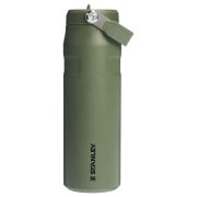 Stanley - termos tip sticla cu pai - Iceflow Flip Straw 2.0 - verde - 0.7 L