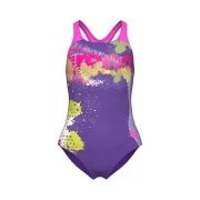 Arena - costum baie intreg pentru fete - G Light Tricks Swim Pro Back - Violet I Shocking Pink I Multi