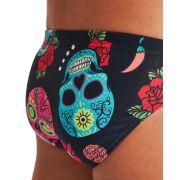 Arena - costum inot baieti - slip - Crazy Skulls Carnival Jr - Black | Multi