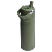 Stanley - termos tip sticla cu pai - Iceflow Flip Straw 2.0 - verde - 0.7 L