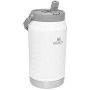 Stanley - termos clasic cu maner - The IceFlow Flip Straw Jug - alb - 1.9 Litri