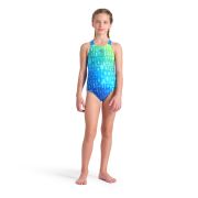 Arena - costum baie intreg pentru fete - G Multi Colours V Back - Blue River I Multi-Blue