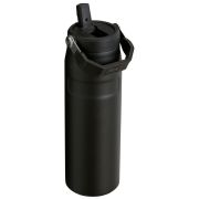 Stanley - termos tip sticla cu pai - Iceflow Flip Straw 2.0 - negru - 0.7 L