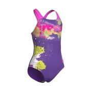Arena - costum baie intreg pentru fete - G Light Tricks Swim Pro Back - Violet I Shocking Pink I Multi