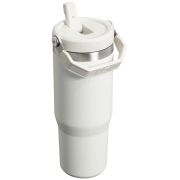 Stanley - termos tip sticla cu pai - Iceflow Flip Straw Tumbler 2.0 - alb - 0.89 L