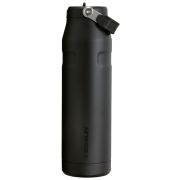Stanley - termos tip sticla cu pai - Iceflow Flip Straw Lid - negru - 1.06 L