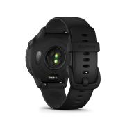 Garmin - vivoactive 6 smartwatch cu GPS și AMOLED - ramă gri slate din aluminiu - carcasă neagră şi bratara din silicon