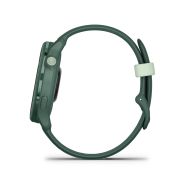 Garmin - vivoactive 6 smartwatch cu GPS și AMOLED - ramă și carcasă verde Jasper - bratara din silicon verde Jasper