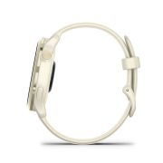 Garmin - vivoactive 6 smartwatch cu GPS și AMOLED - ramă lunar gold - carcasă lunar şi bratara din silicon Bone