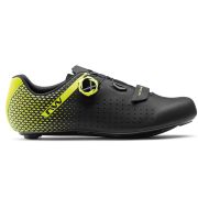 Northwave - pantofi ciclism sosea - Core Plus 2 - negru-fluo galben