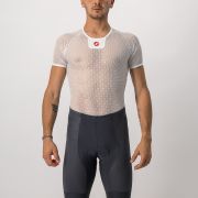 Castelli - bluza de corp cu maneca scurta - Core Mesh 3 SS - 20-30 gr C - alb
