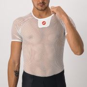 Castelli - bluza de corp cu maneca scurta - Core Mesh 3 SS - 20-30 gr C - alb