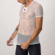 Castelli - bluza de corp cu maneca scurta - Core Mesh 3 SS - 20-30 gr C - alb