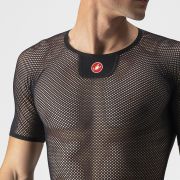 Castelli - bluza de corp cu maneca scurta - Core Mesh 3 SS - 20-30 gr C - negru
