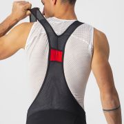 Castelli - pantaloni ciclism scurti cu bretele - Endurance 3 Bibshort - 15-35 gr C - negru