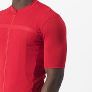 Castelli - tricou ciclism maneca scurta regular fit - Classifica Jersey - rosu