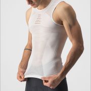 Castelli - bluza de corp fara maneci - Core Seamless Base Layer - 8-20 gr C - alb