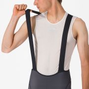 Castelli - pantaloni ciclism scurti cu bretele - Competizione 2 Bibshort - 15-35 gr C - gri inchis