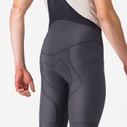 Castelli - pantaloni ciclism scurti cu bretele - Competizione 2 Bibshort - 15-35 gr C - gri inchis