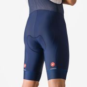 Castelli - pantaloni ciclism scurti cu bretele - Entrata 2 Bibshort - 15-35 gr C - albastru belgian