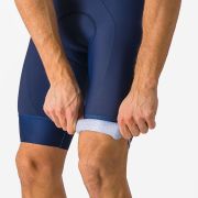 Castelli - pantaloni ciclism scurti cu bretele - Entrata 2 Bibshort - 15-35 gr C - albastru belgian