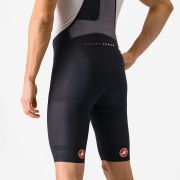 Castelli - pantaloni ciclism scurti cu bretele - Superleggera Bibshort - 20-40 gr C - negru