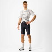 Castelli - pantaloni ciclism scurti cu bretele - Superleggera Bibshort - 20-40 gr C - negru